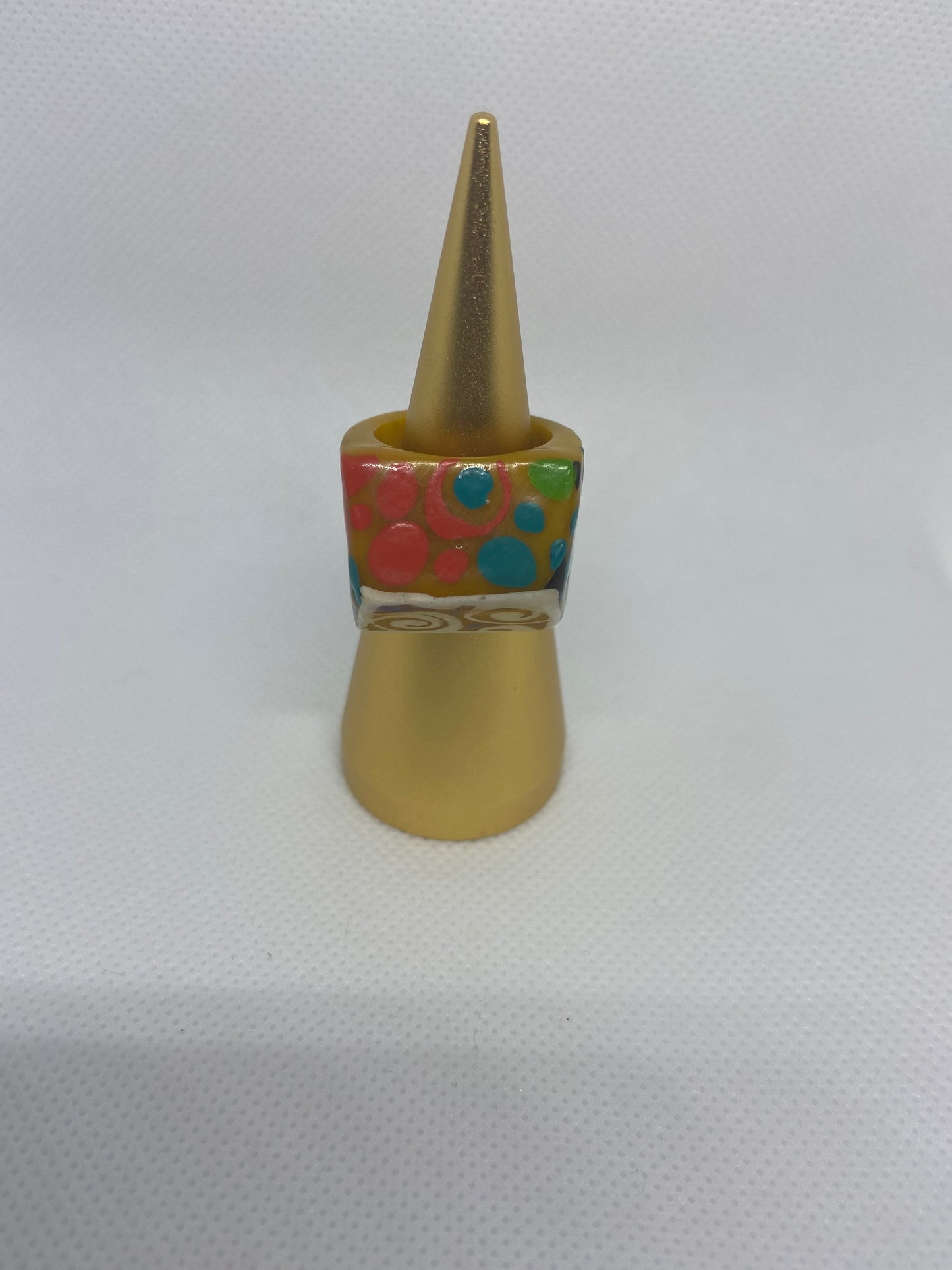 Different Tagua ring with beautiful design size 7