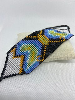 Beautiful colorful Butterfly Chaquira Bracelet