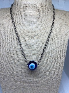 Turkish eye necklace.