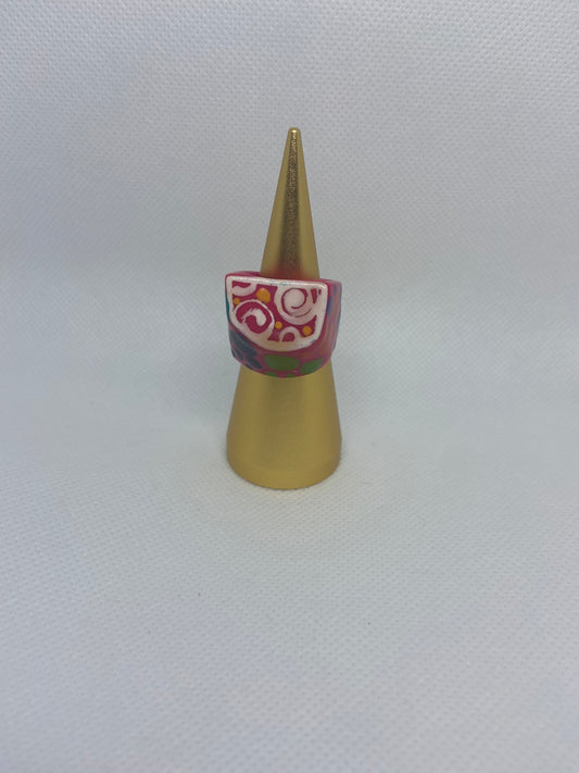 Tagua ring with beautiful design size 7