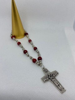 Beautiful small rosary with Italian cross